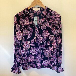 LOFT Floral Blouse, SP, NWT